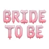Foil Balloon Bride To Be, 350x45cm, Pink