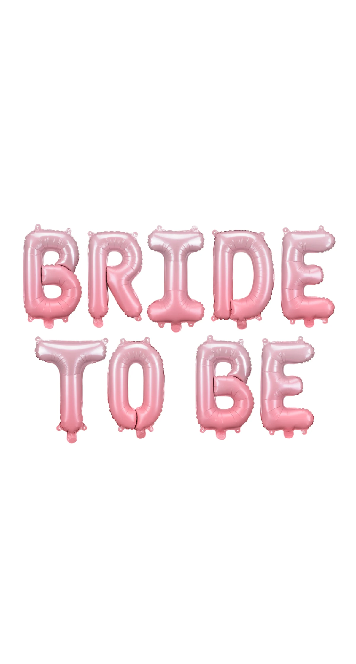 Foil Balloon Bride To Be, 350x45cm, Pink