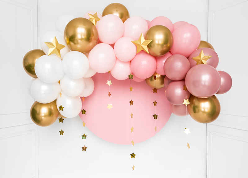 Balloon Garland - Pink, 200cm (1pkt / 60pc)