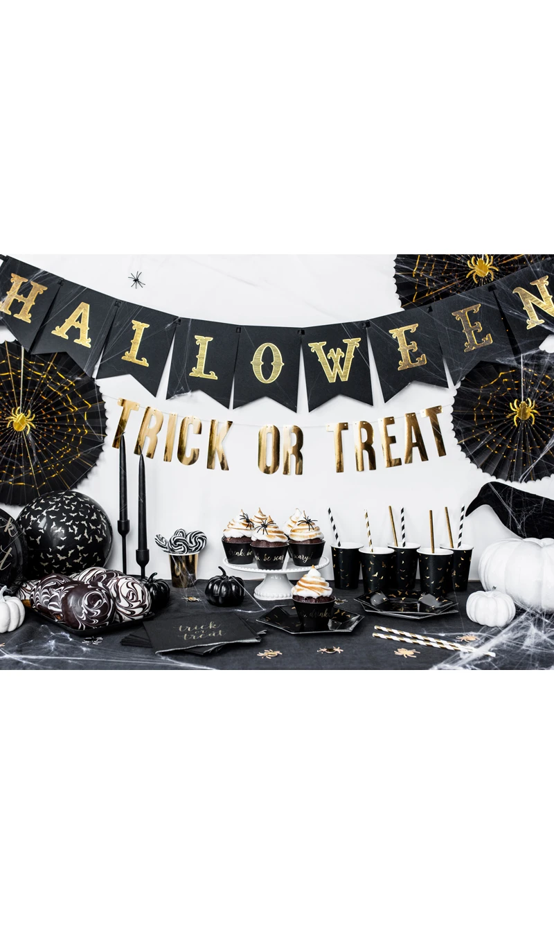 Banner Halloween, Black, 20x175cm