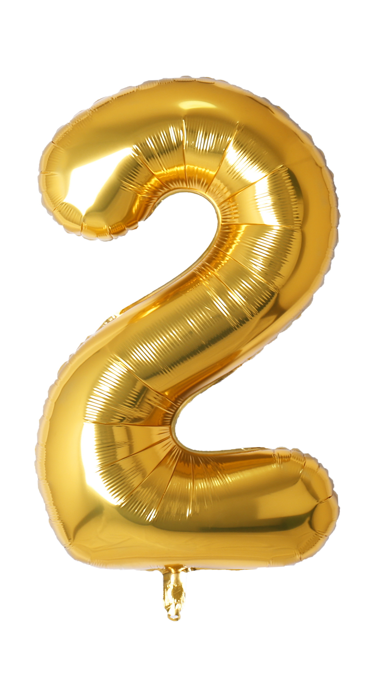 34 Inch Foil Balloon Number 2 - Gold