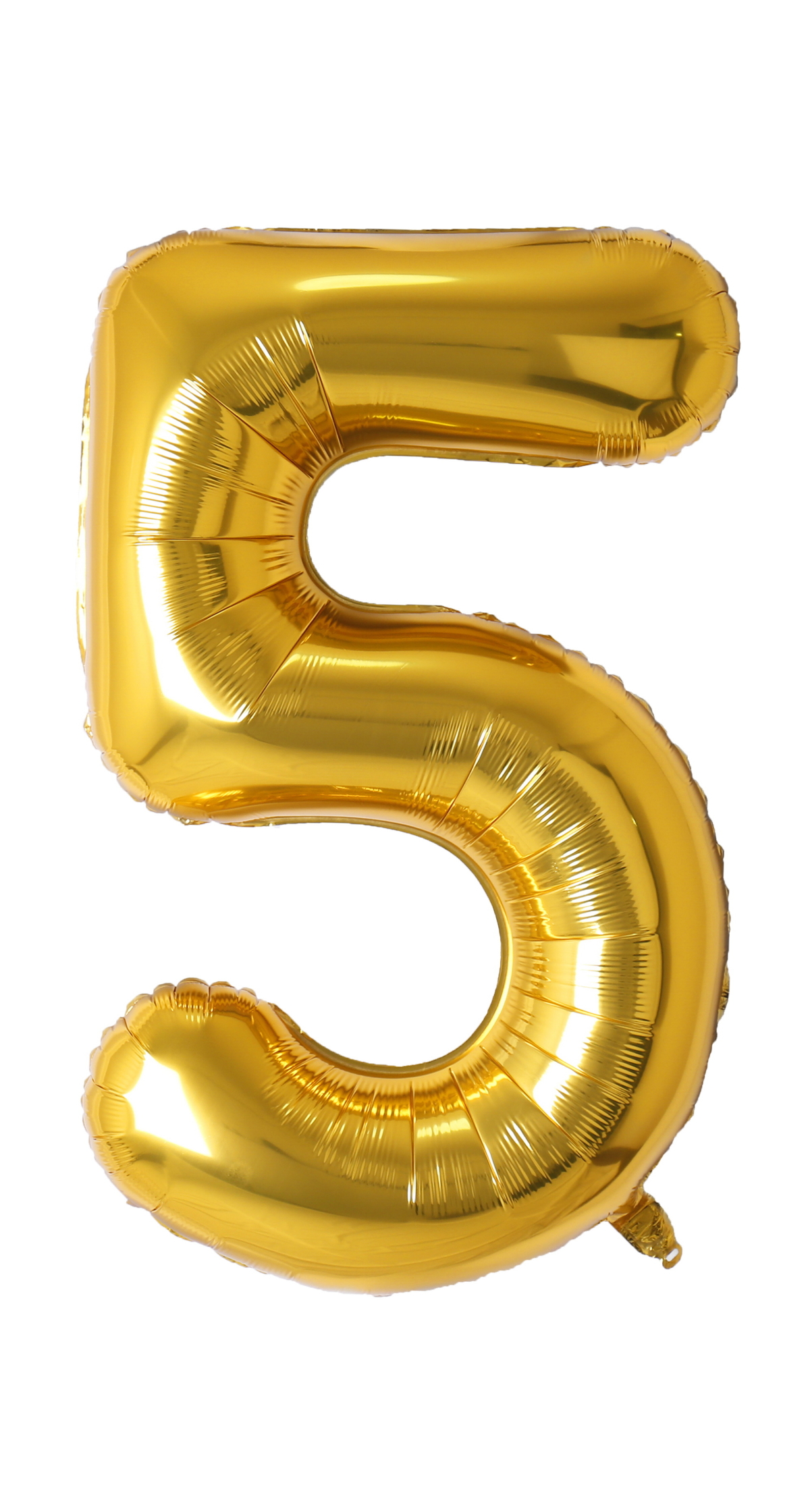 34 Inch Foil Balloon Number 5 - Gold