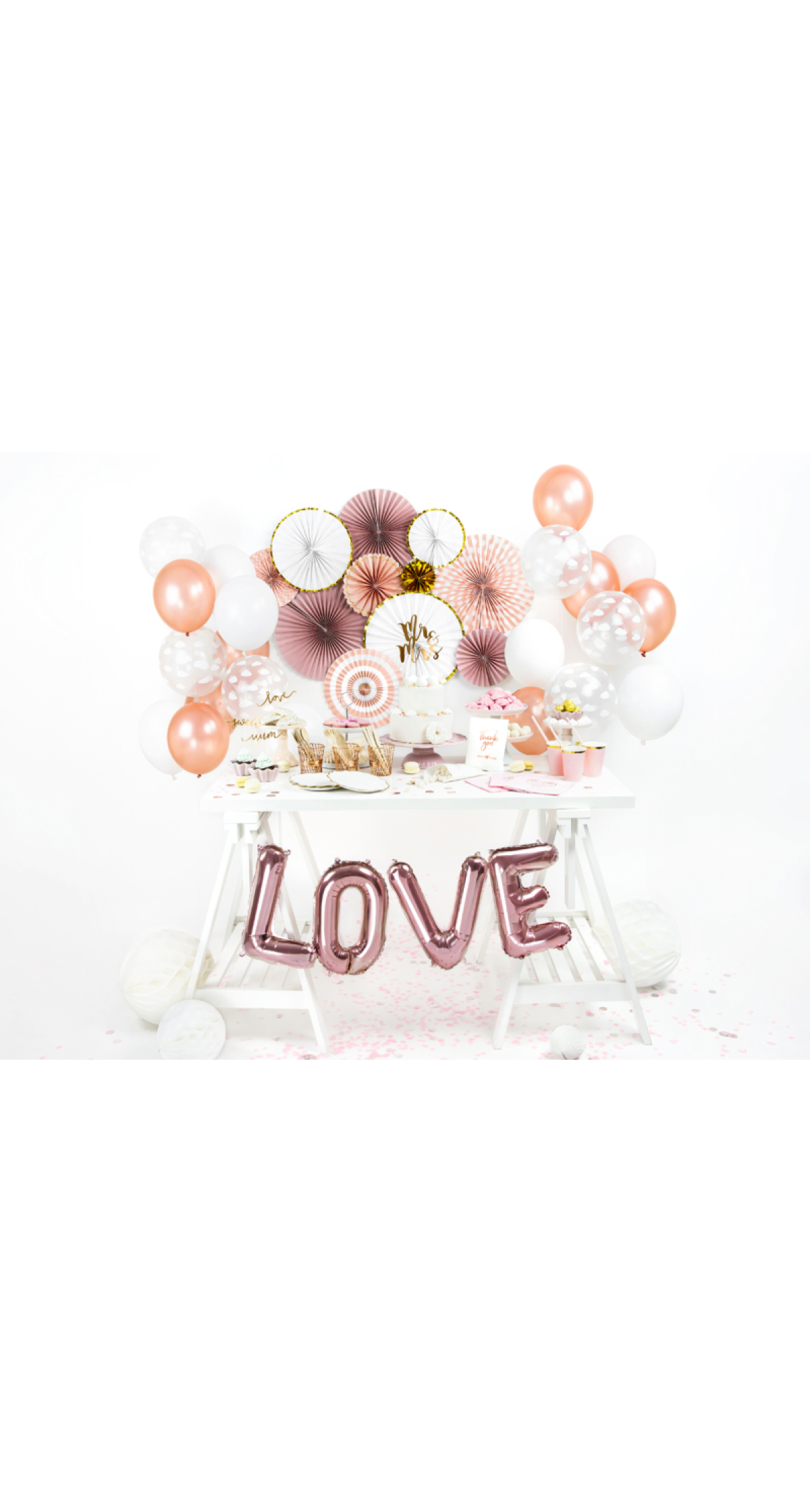 Confetti Circles, Light Pink, 15G