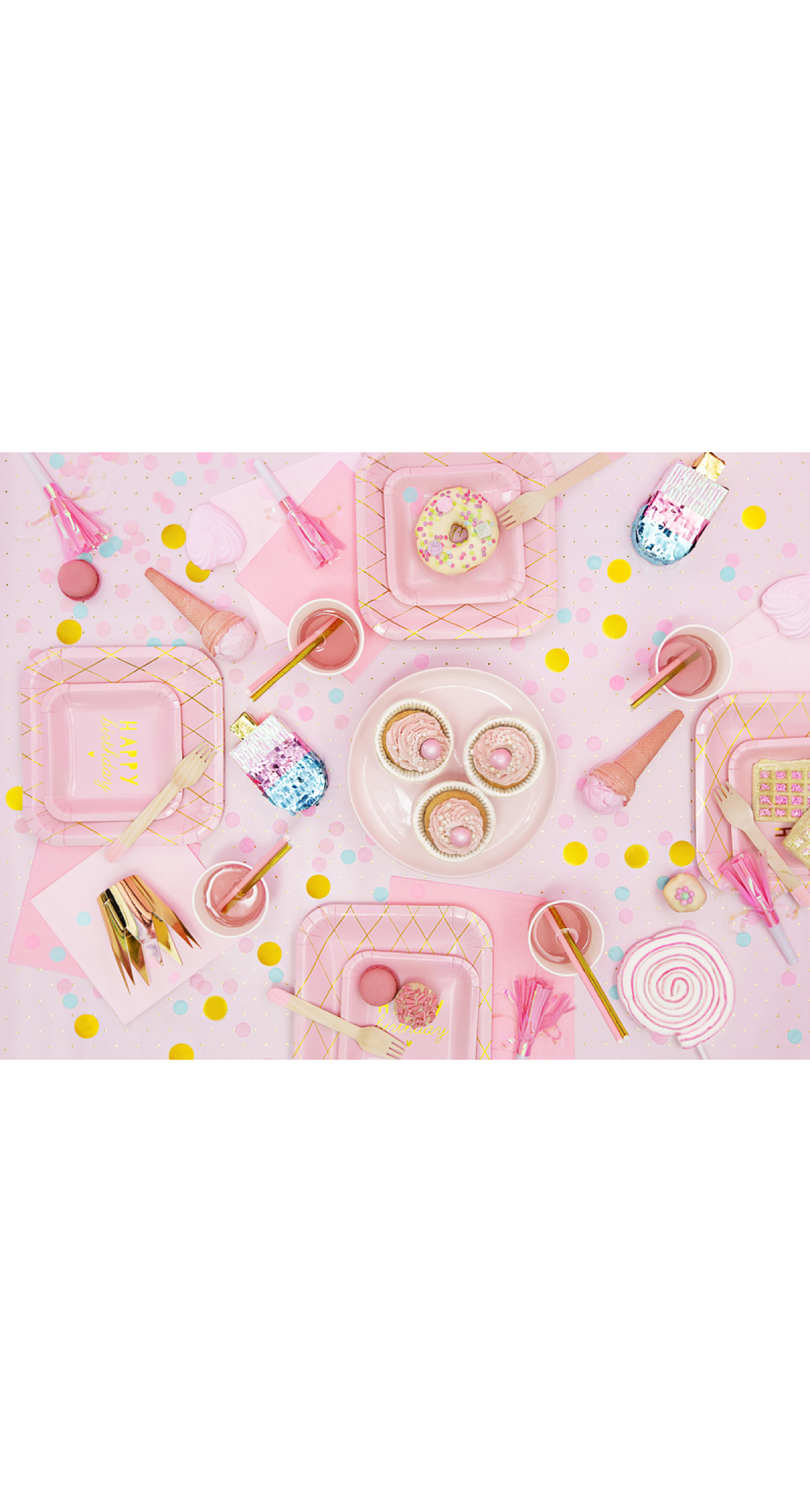 Confetti Circles, Light Pink, 15G