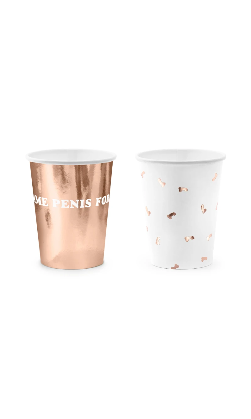 Paper Cups Same Penis Forever, 220ml (1pkt / 6pc)