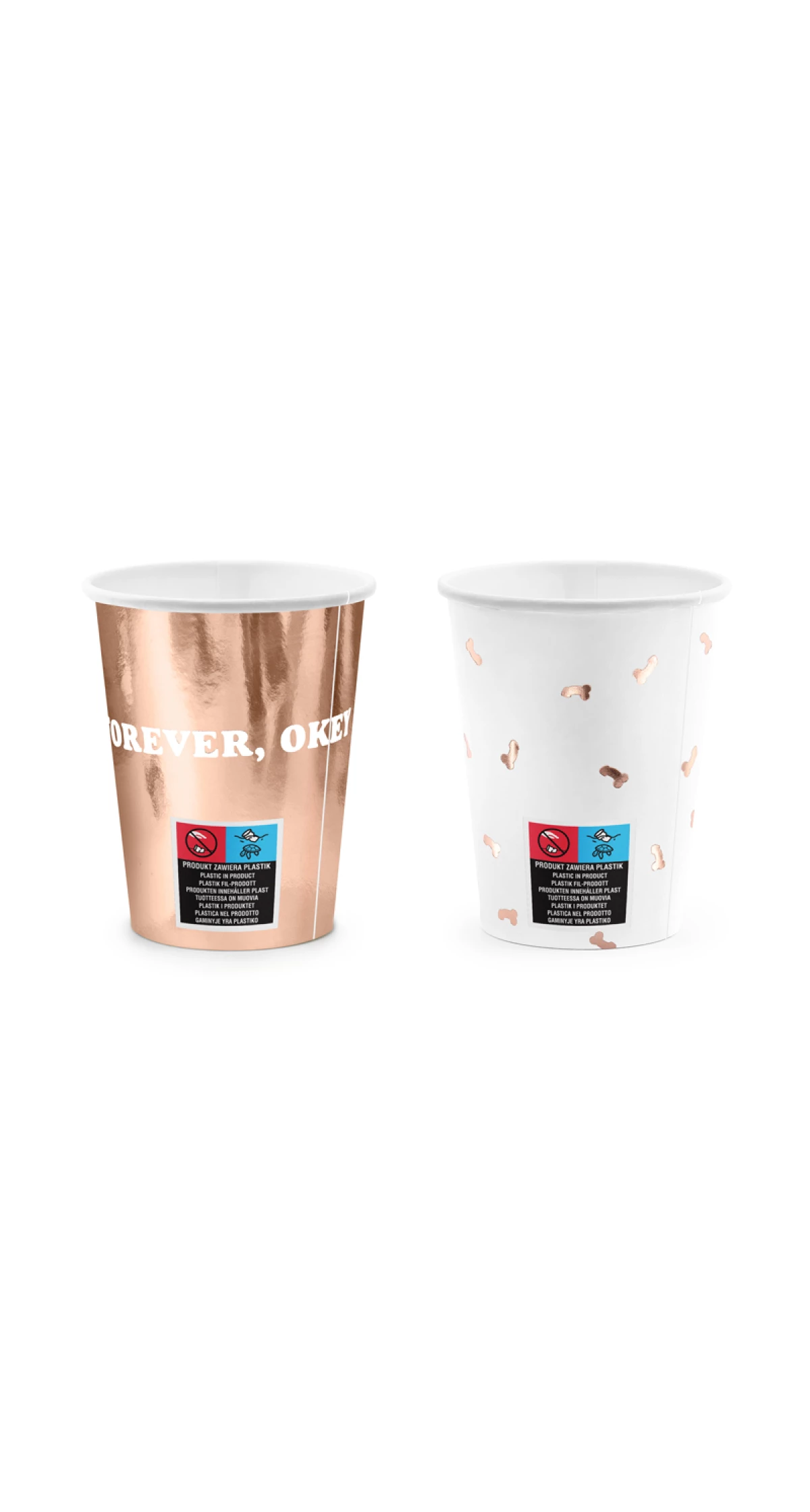 Paper Cups Same Penis Forever, 220ml (1pkt / 6pc)