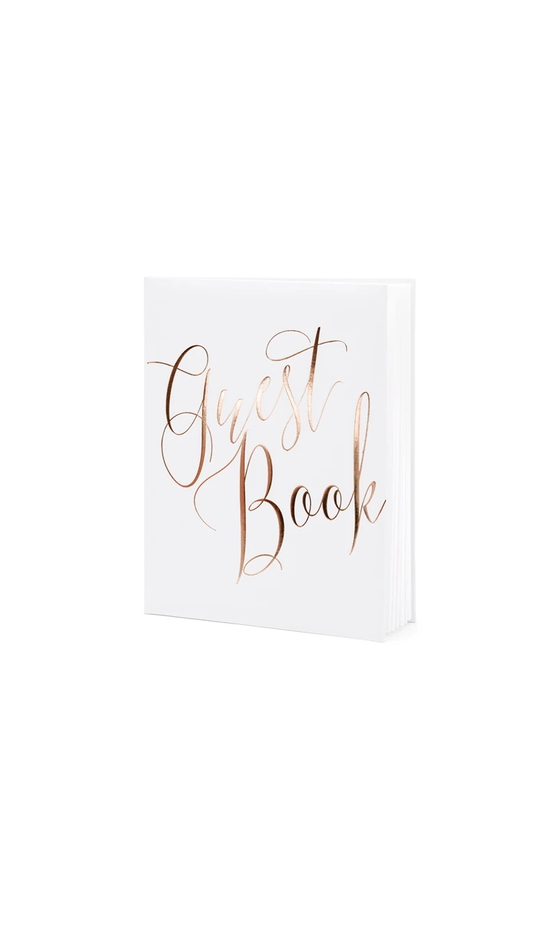 Guest Book, 20x24.5cm, White, 22 Pages