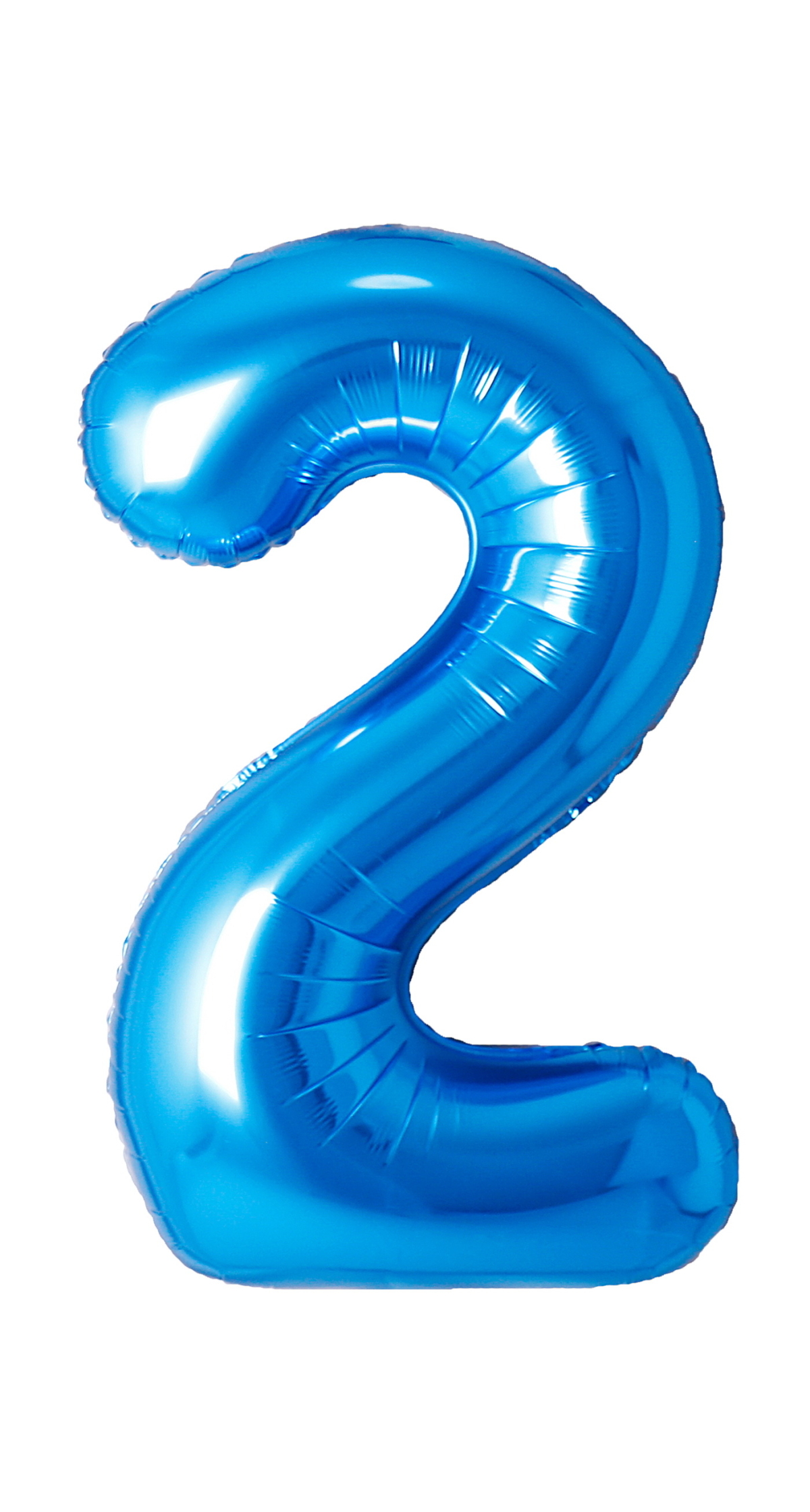 34 Inch Foil Balloon Number 2 - Blue