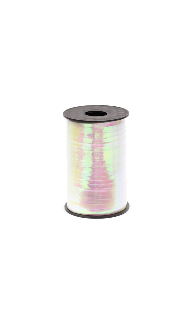 Plastic Ribbon, Iridescent, 5mm/225M