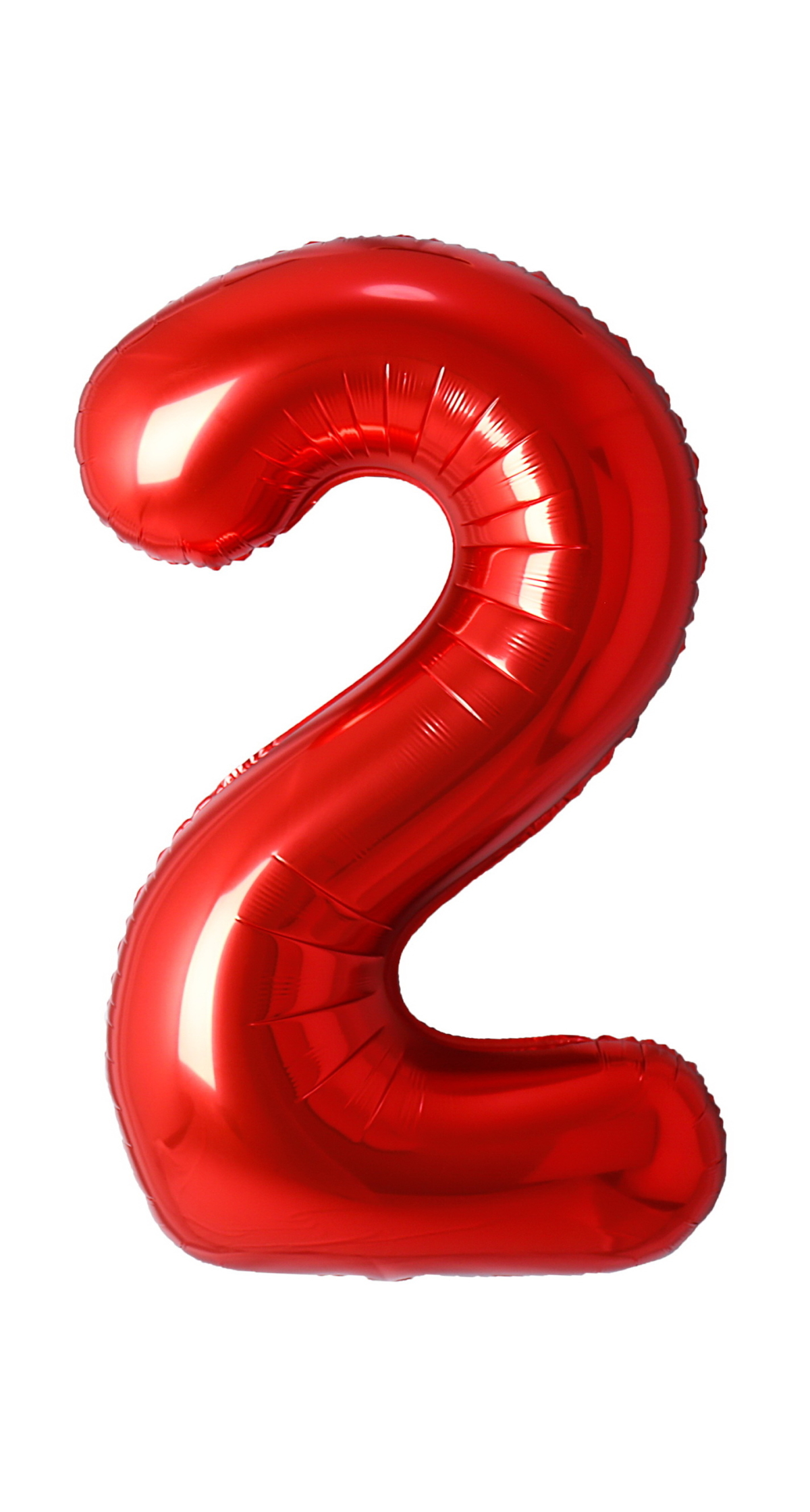 34 Inch Foil Balloon Number 2 - Red