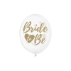 Balloons 30cm, Bride To Be, Crystal Clear (1pkt / 6pc)