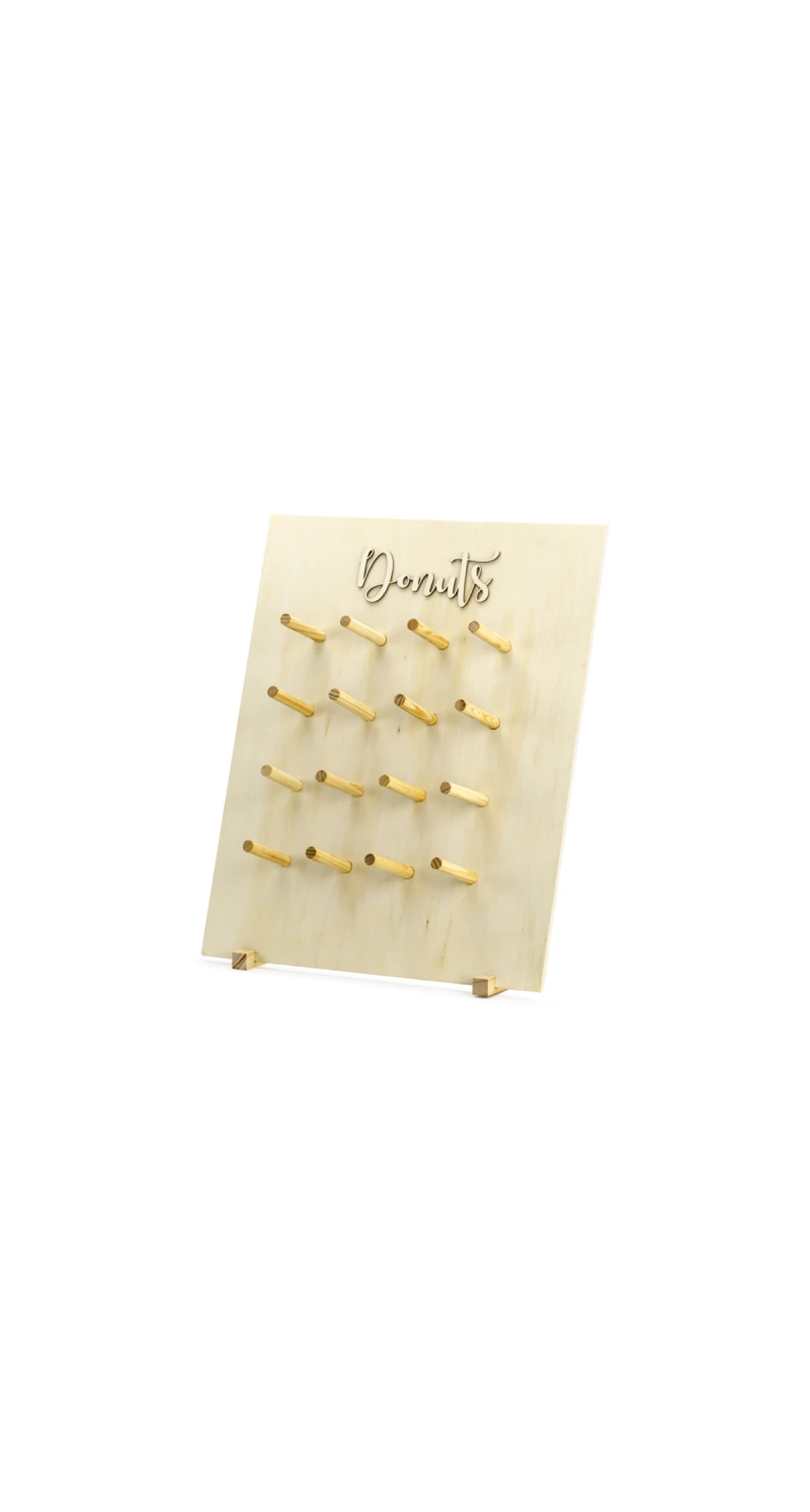 Donut Wall, Natural Wood, 45x55cm