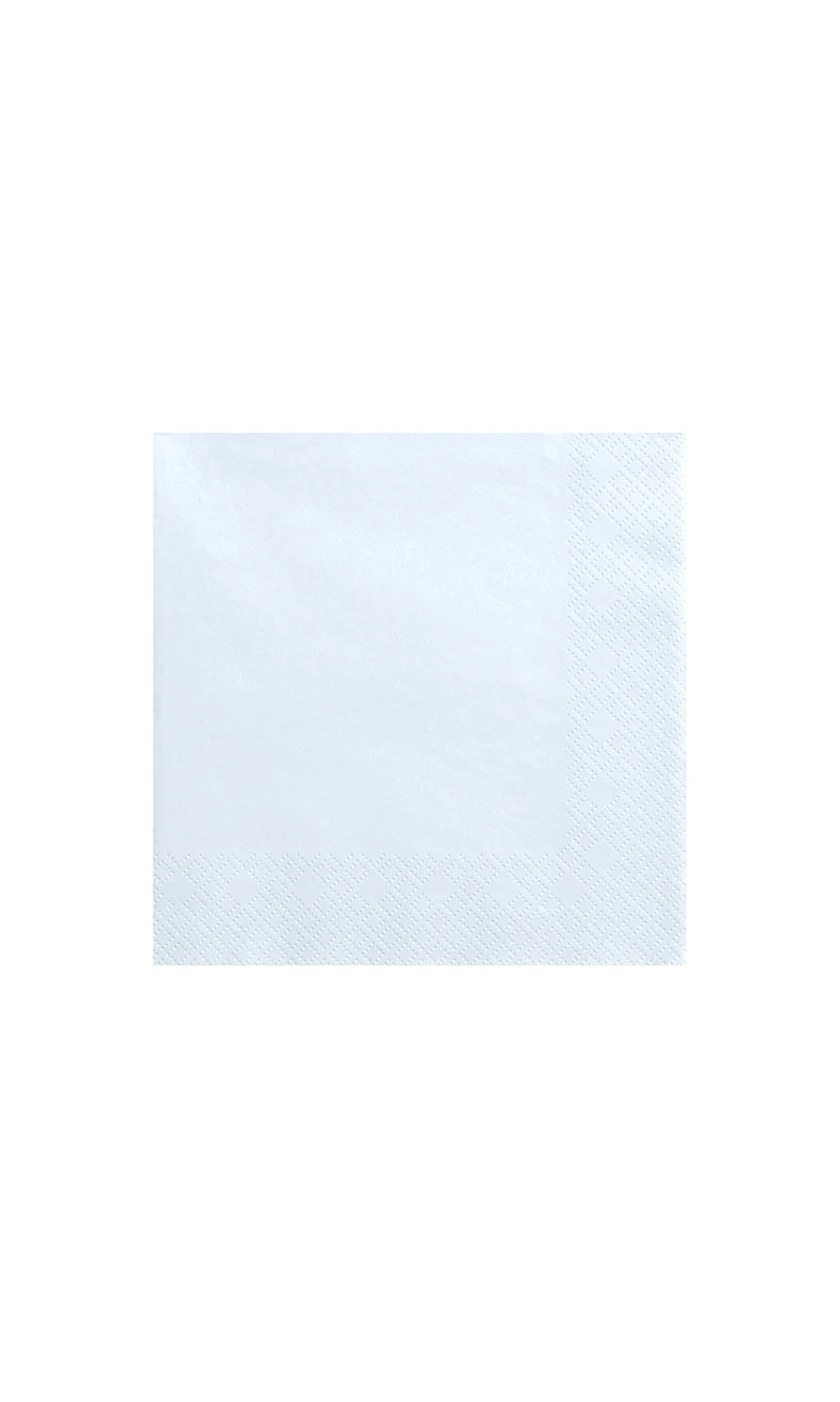 Napkins, 3 Layers, Light Sky-Blue, 33x33cm (1pkt / 20pc)