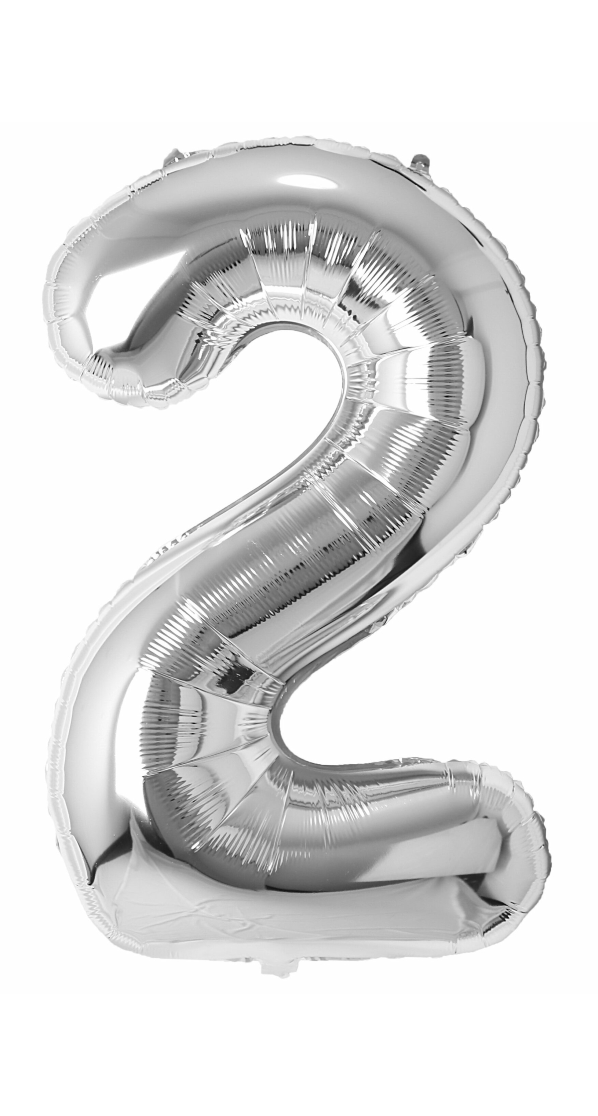 34 Inch Foil Balloon Number 2 - Silver