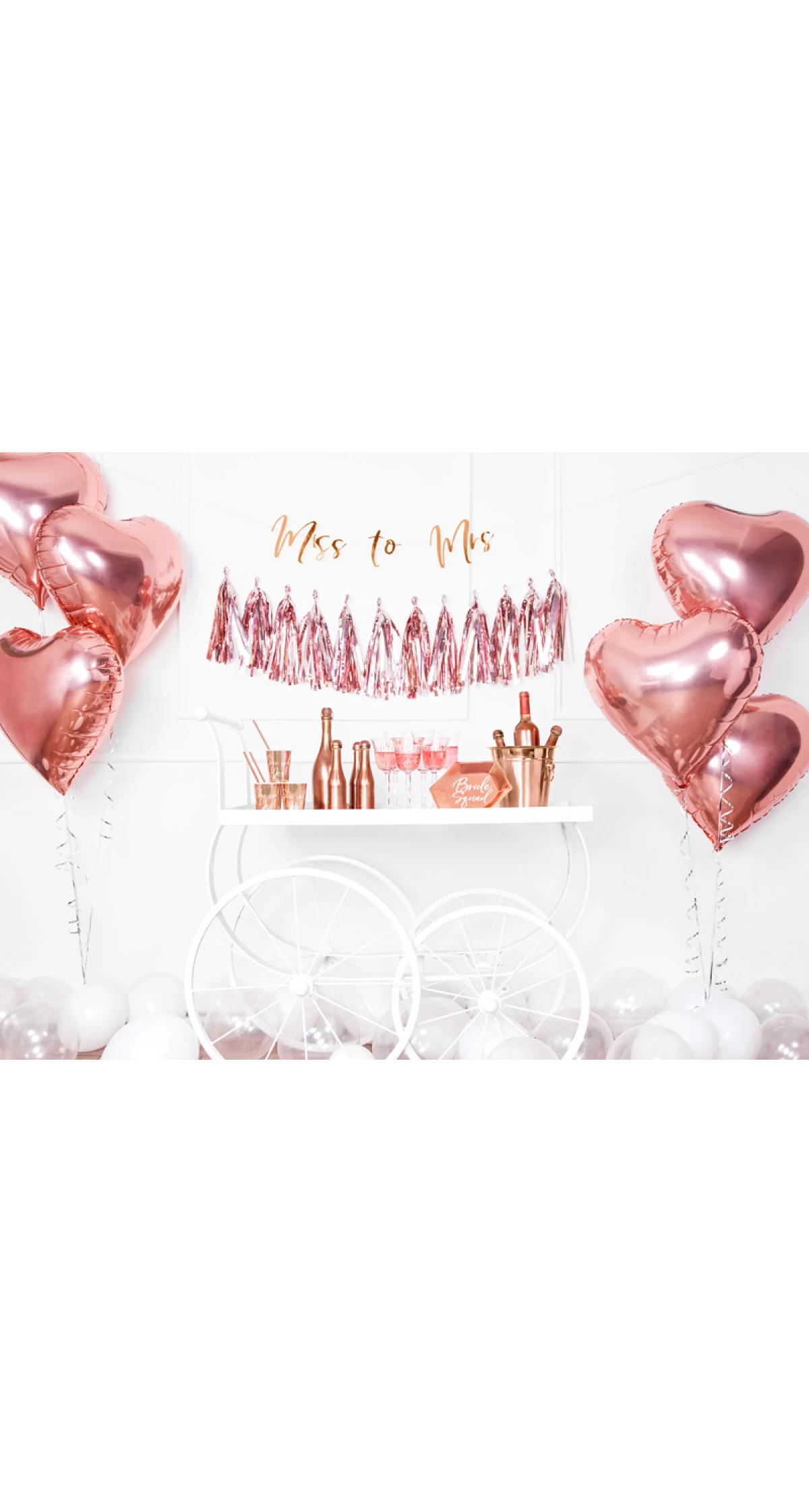 Plates Bride Squad, Rose Gold, 23cm (1 pkt / 6 pc.)