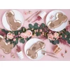 Plates Same Penis Forever, Rose Gold, 26.5x15.5cm (1pkt / 6pc)