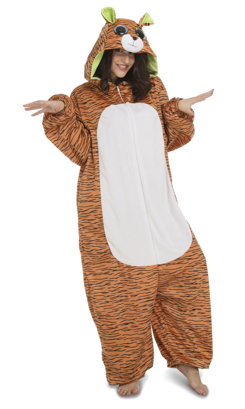 Cool Big Eyes Tiger - Adult Size Medium / Large