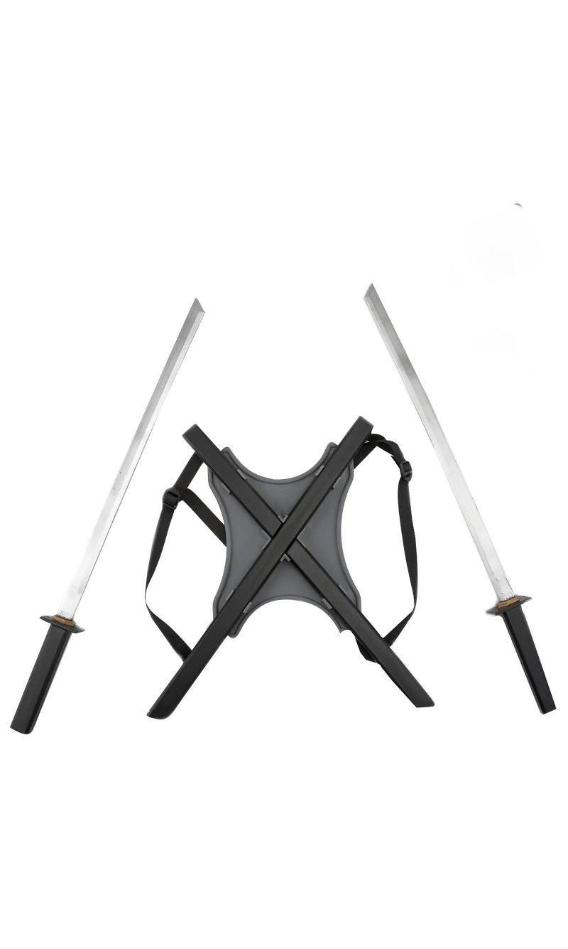 Double Ninja Sword With Backpack - 64 x 62 cm