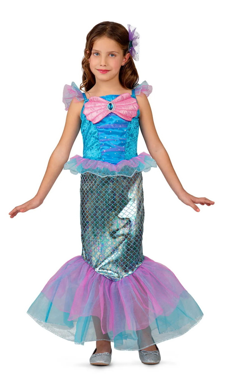 Mermaid Beauty Costume - Age 7 to 9 Years