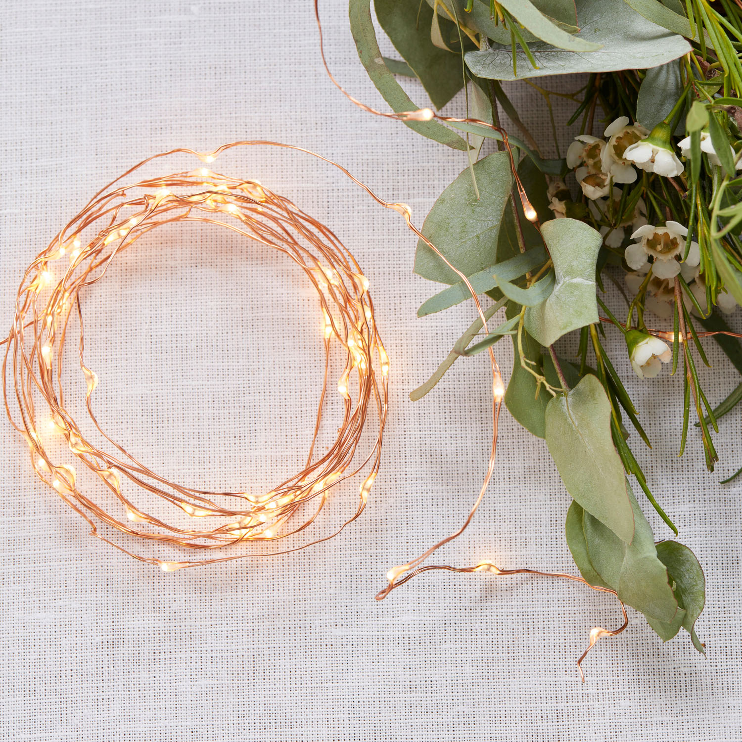 Rose Gold LED String Lights - 3m