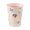 Hen Party Floral Team Bride Cups - 8pk