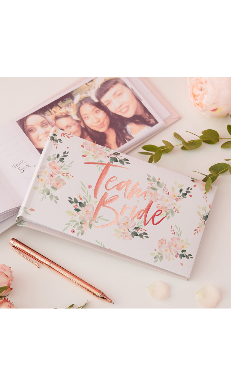Hen Party Floral Photo Album Book - 22cm x 12cm