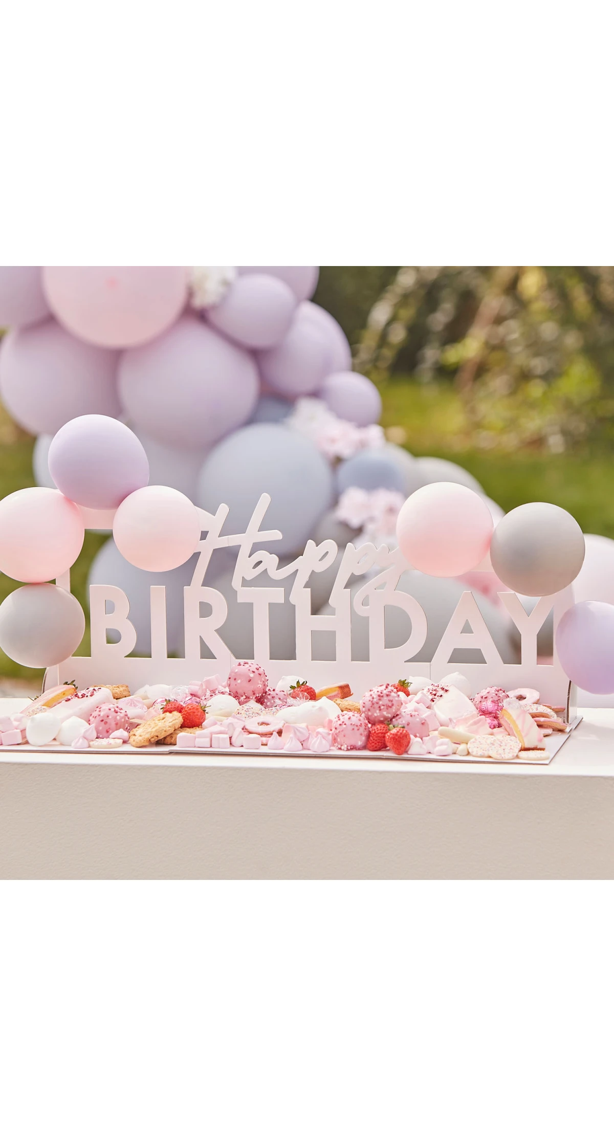 Happy Birthday Grazing Board - 56cm x 63cm