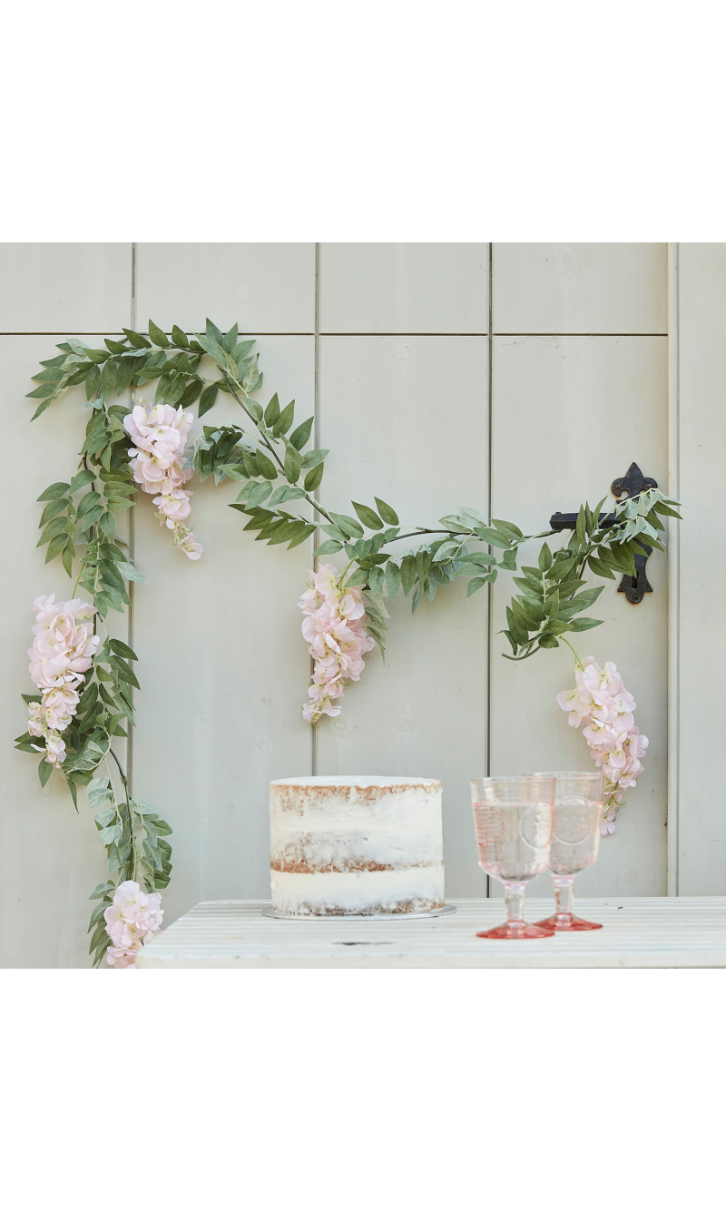 Wisteria Foliage Garland Hydrangea - 1.8m