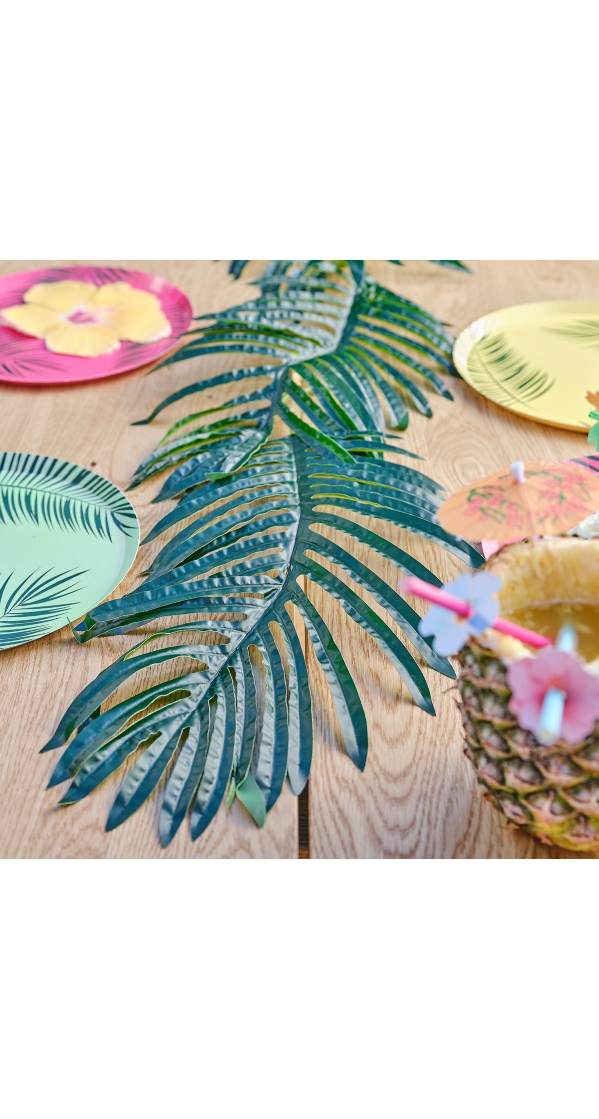 Palm Leaf Foliage Stems Decoration Kit 50cm - 3pk
