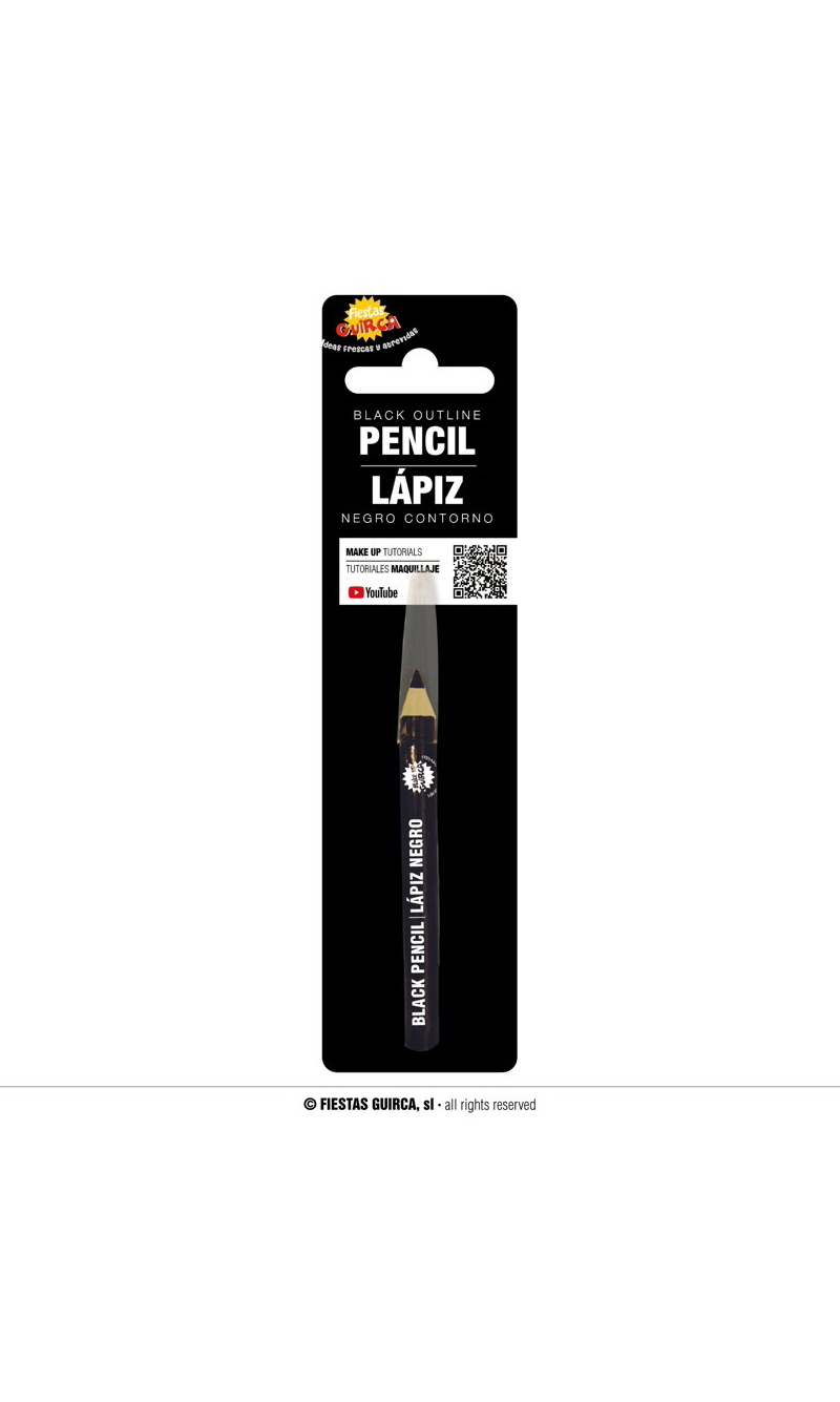 Colour Pencil Outline Black