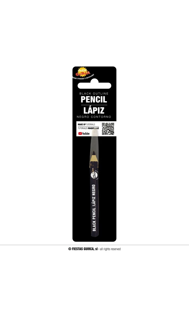 Colour Pencil Outline Black