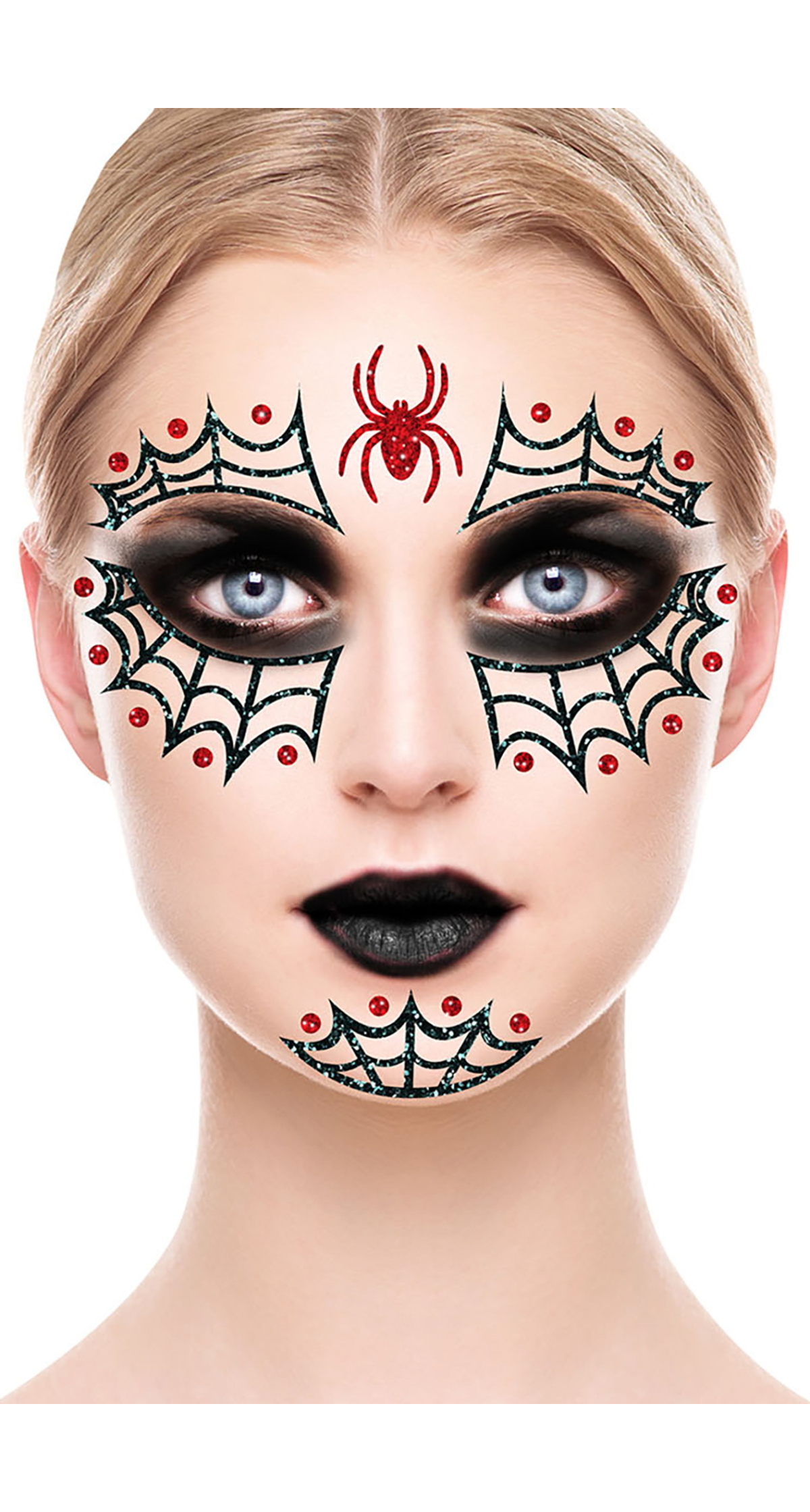 Spider Glitter Face - 20x20cm