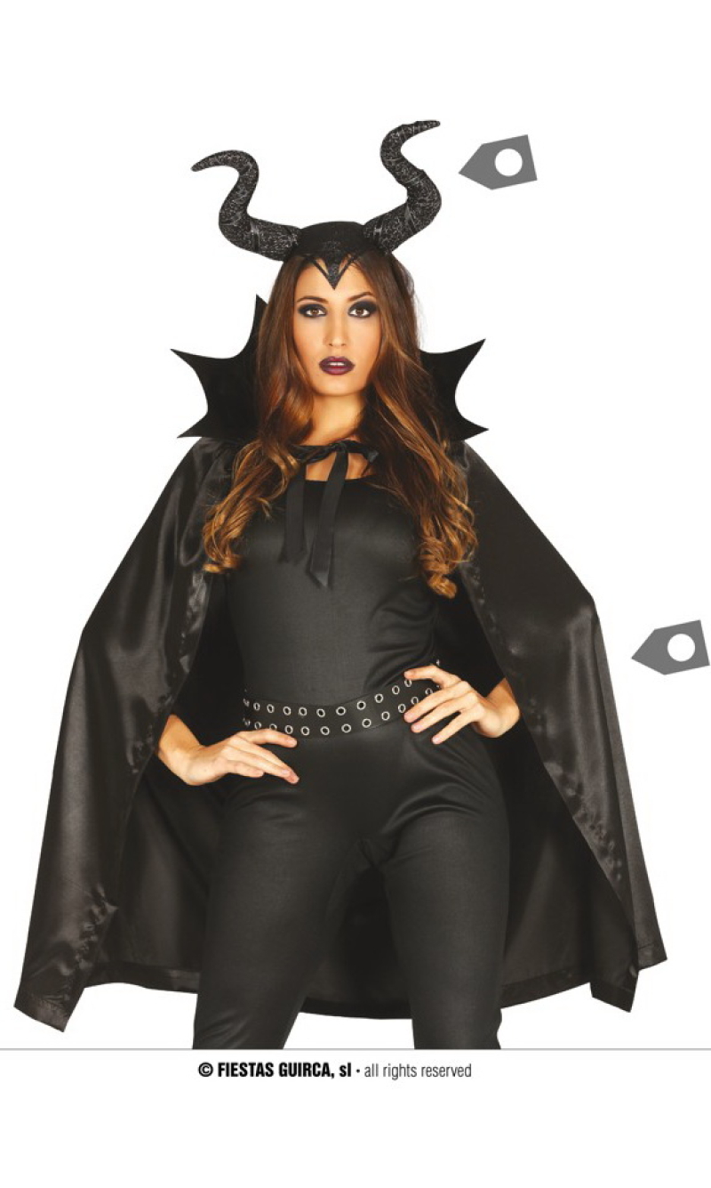 She Devil Set - Horns And Cloack 100cm