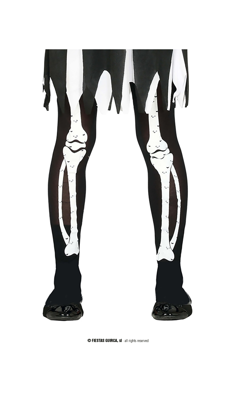 Child Skeleton Tights - 5 to 9 Years