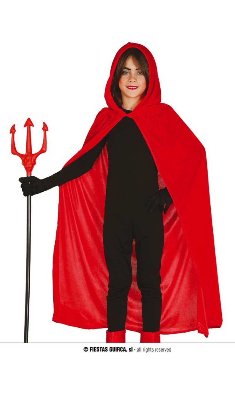 Red Hooded Cape 100cm