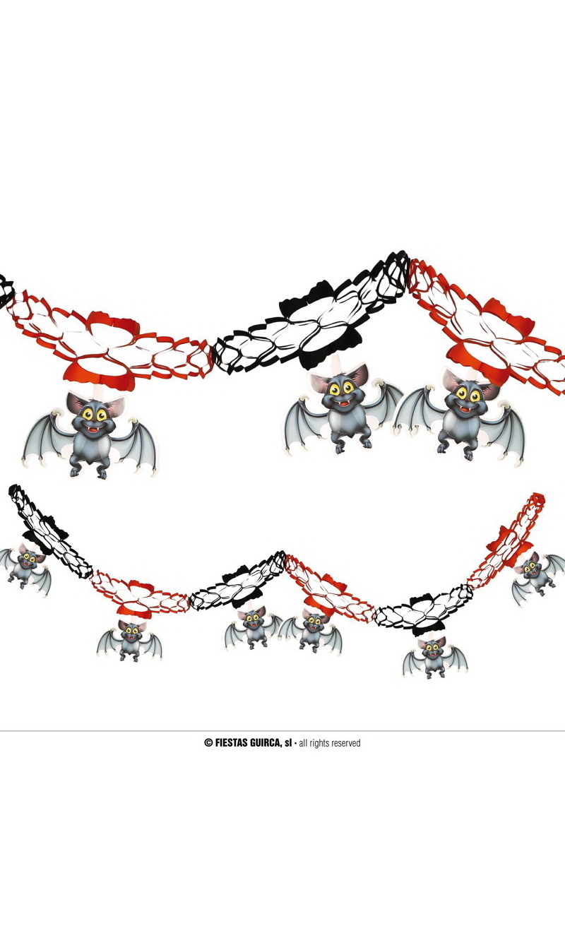 Halloween Cuty Bat Garland 15 x 200xm