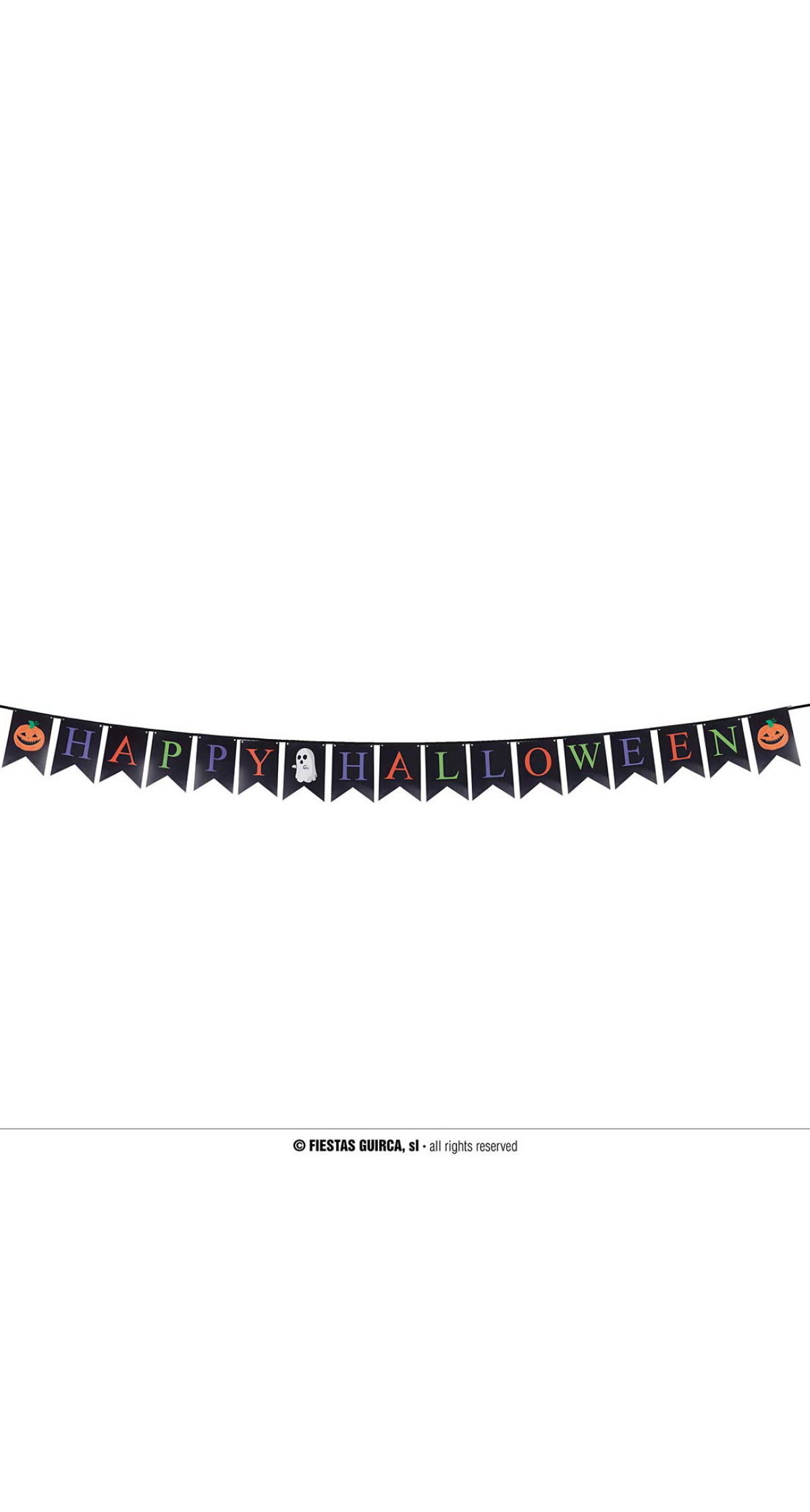 Halloween Pumpkin Banner (15x20cm) - 300cm