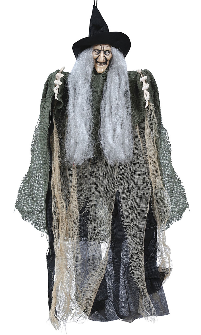 Hanging Halloween Witch Decoration 50cm