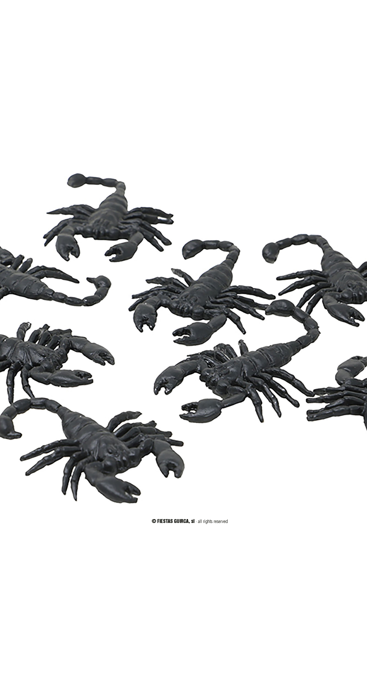 Halloween Scorpions Decoration 6cm - 8pk
