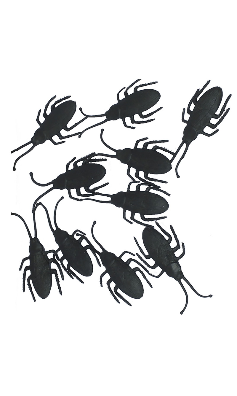 Halloween Beetles Decoration - 7cm - 10pk