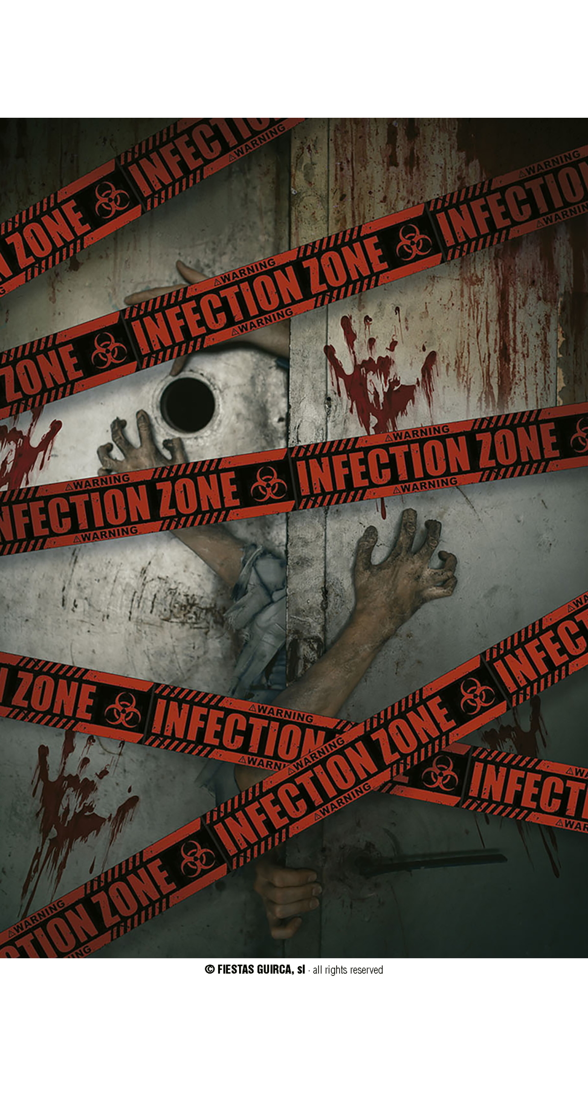 Halloween Tape Infection Zone - 6m