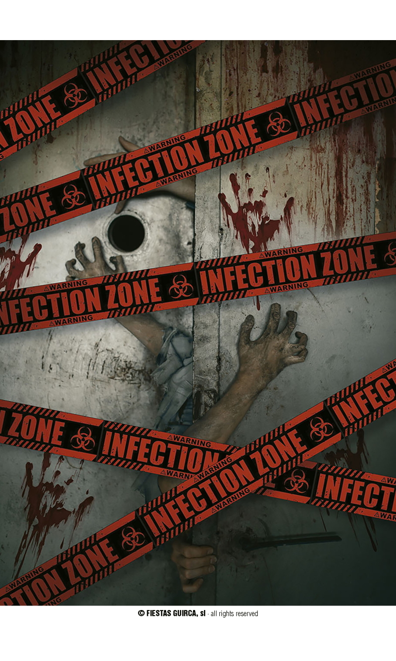 Halloween Tape Infection Zone - 6m