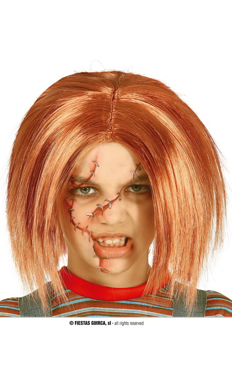 Chucky Killer Doll Wig - Child One Size