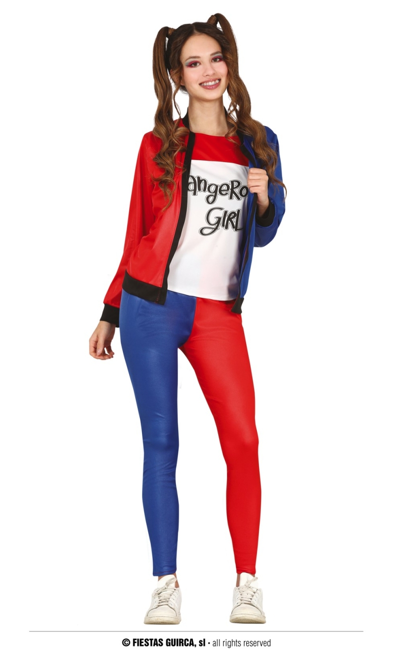 Crazy Dangerous Harley Quinn - Age 14 to 16 Years