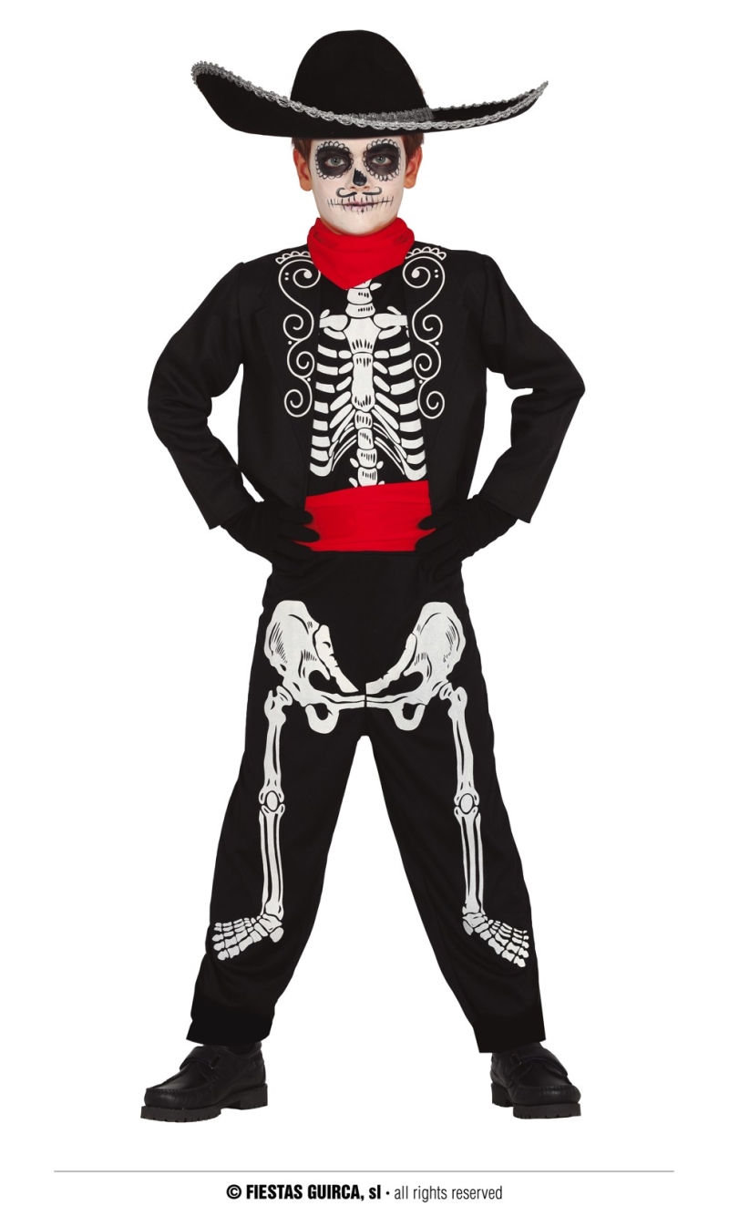 Mexican (Mariachi) Skeleton - Age 10 to 12 Years