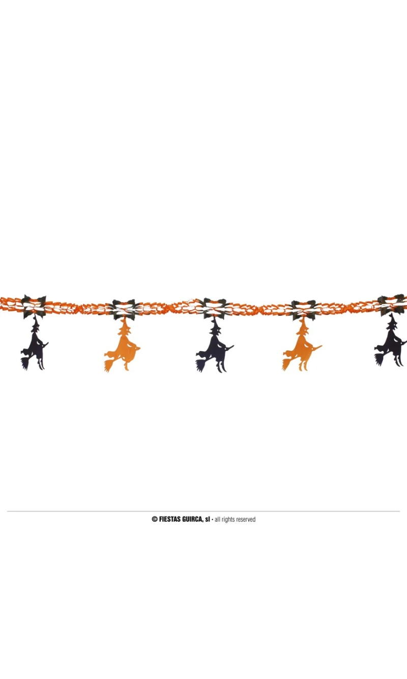 Halloween Witch Garland 33 x 200cm