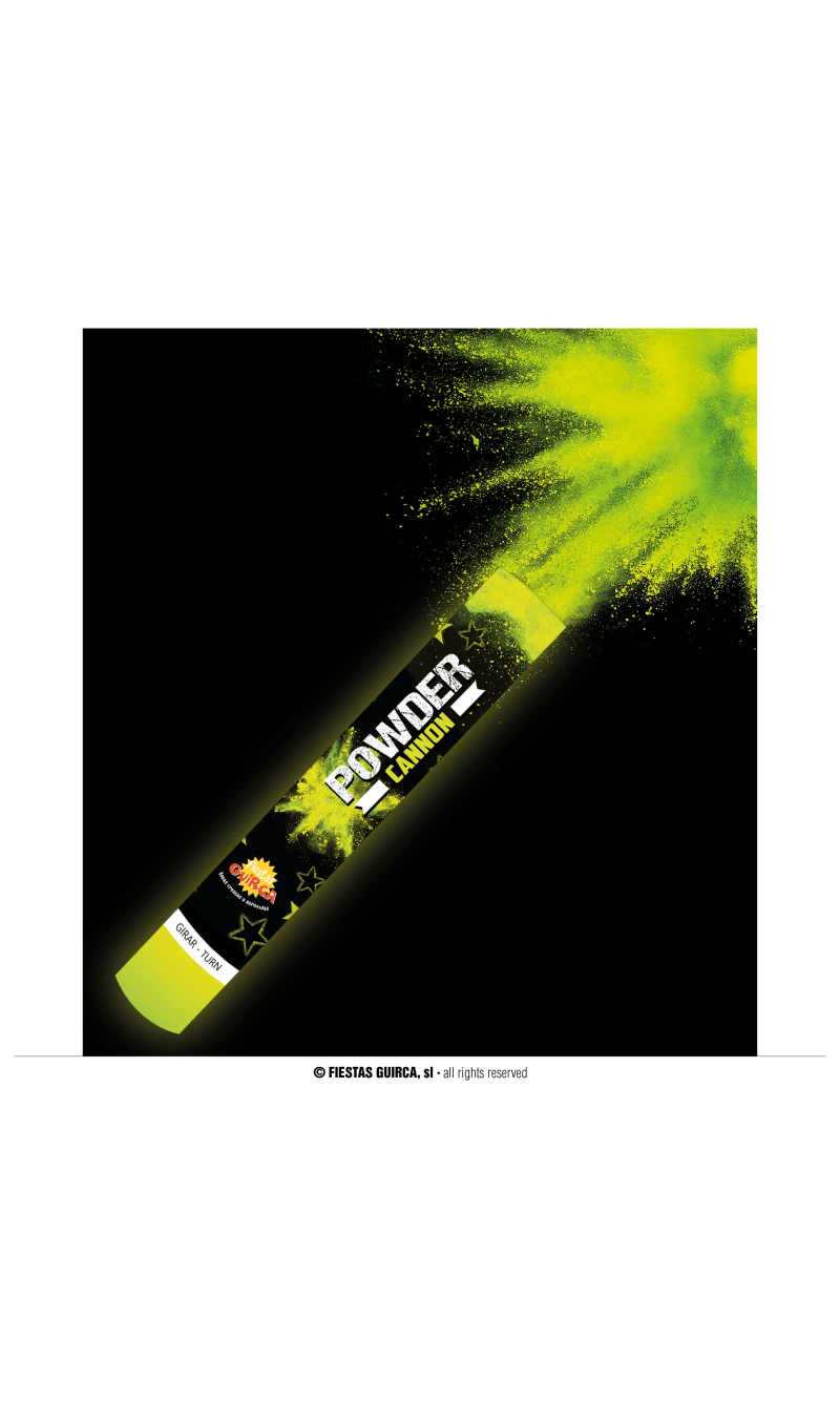Powder Cannon 30cm - Yellow
