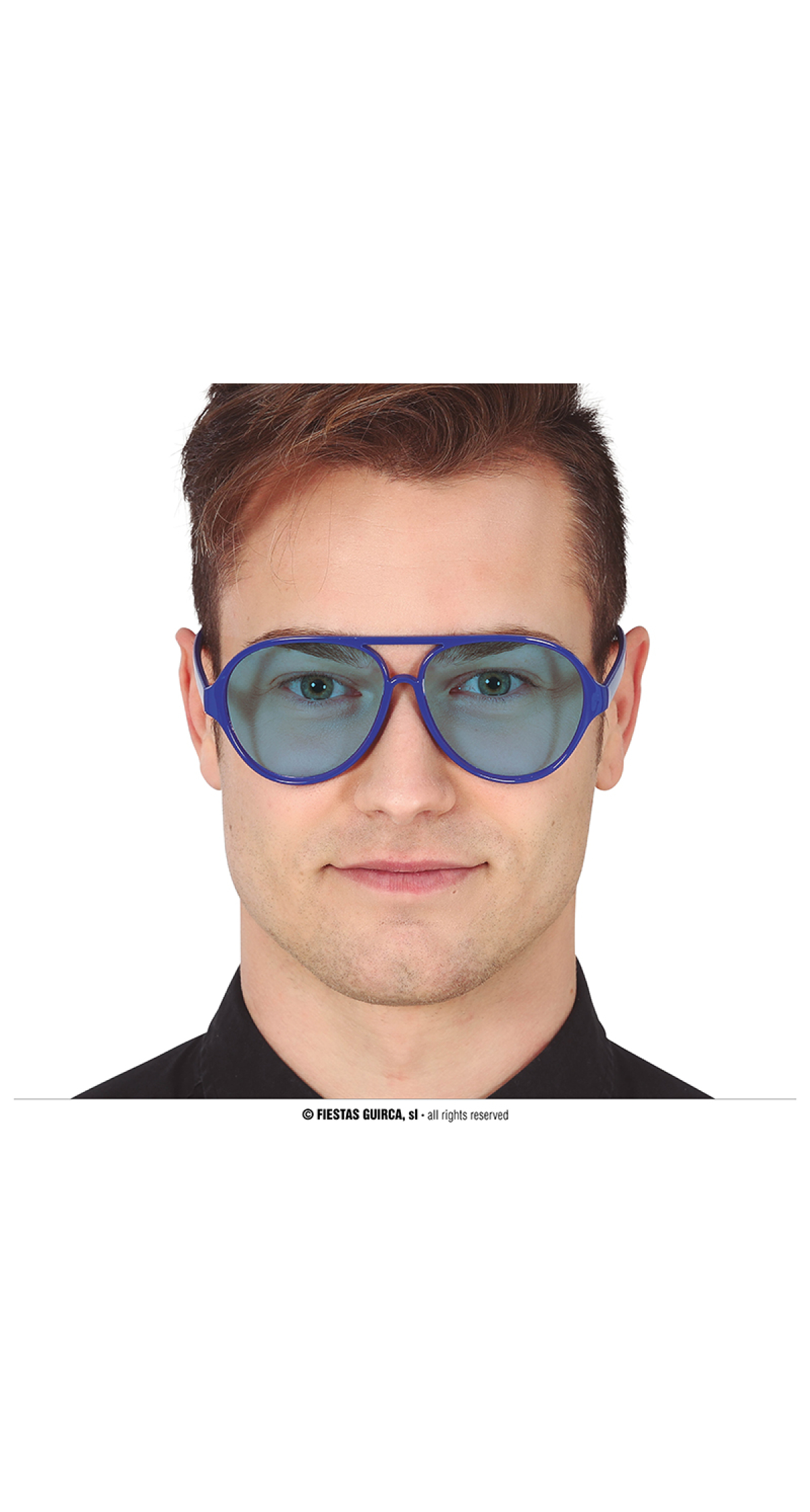 Aviator Glasses With Lenses Blue