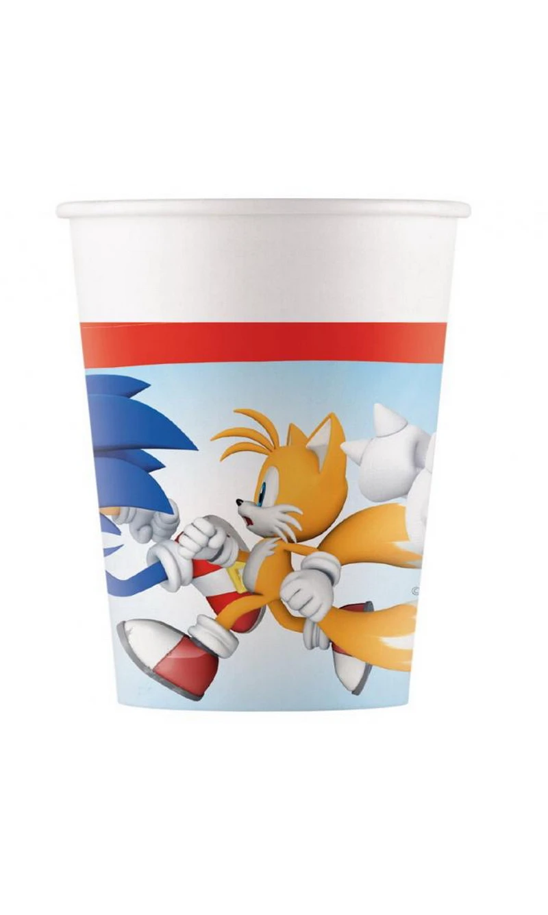 Sonic Party FSC Paper Cups 200ml - 8pk