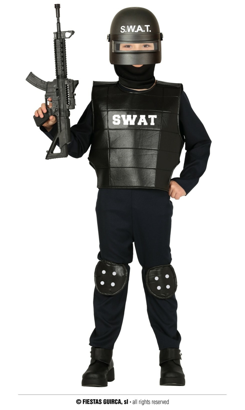 SWAT Team Boy Costume - Age 5 to 6 Years